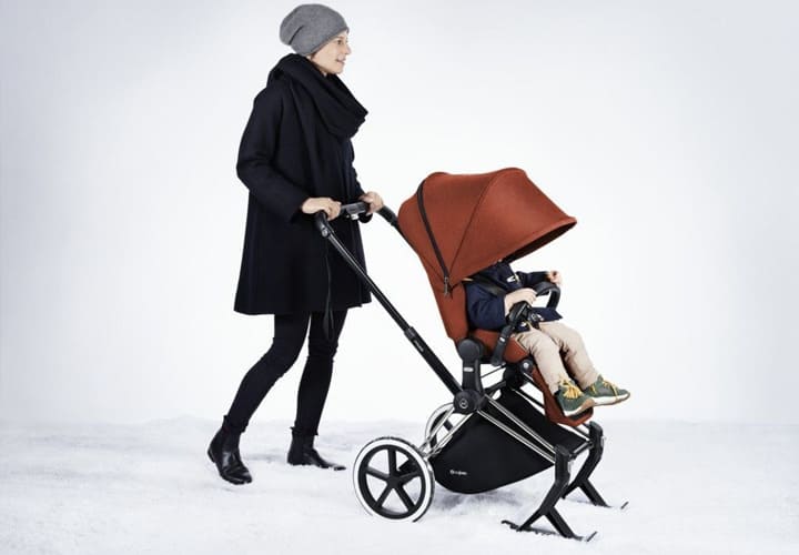Extension Réglable Pour Repose-Pieds De Poussette - 37 Cm - Noir - Connecteur Universel