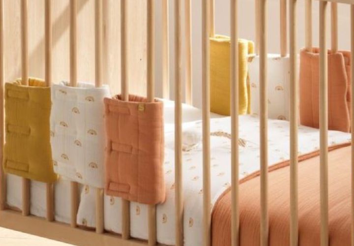 Tours de lit en coton pour les lits de bébés