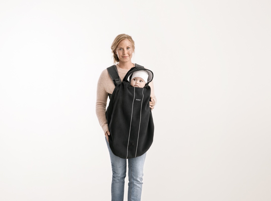 Cape pour porte-bébé Noire de BabyBjörn, Accessoires pour porte