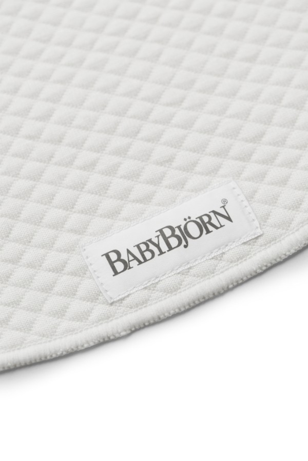 Lot de 2 bavoirs pour porte bébé Mini Blanc détail