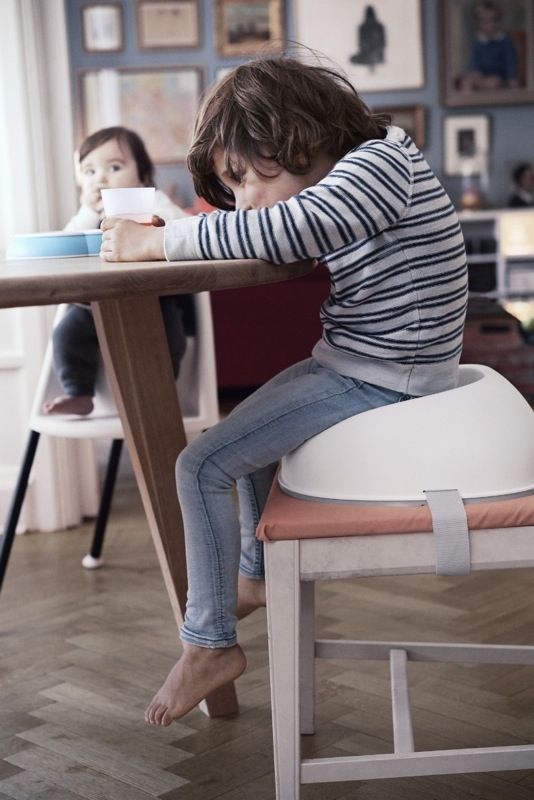 Réhausseur de chaise Blanc enfant Babyjorn Bambinou