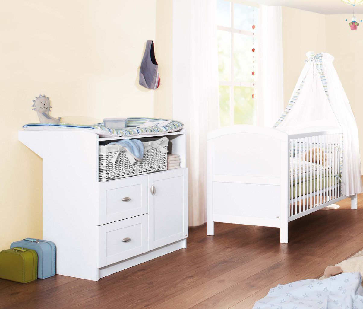Chambre Bebe Duo Laura Blanc Pinolino Bambinou