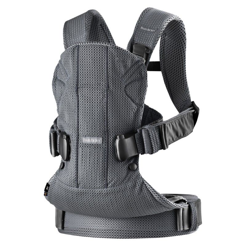 Porte-bébé One air anthracite mesh modèle 2018 tetiere Babybjorn Bambinou