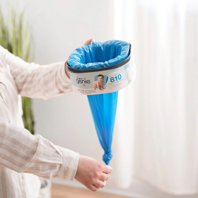 1 recharge octogonale XL pour poubelle Diaper Genie Select Diaper Genie fonctionnement 3