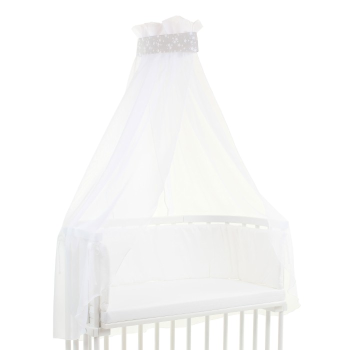Ciel de lit piqué pour berceaux Cododo Babybay vue d'ensemble