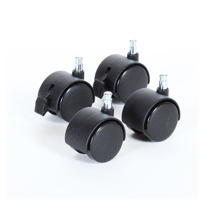 Lot de 4 roulettes standards pour berceaux Cododo Babybay
