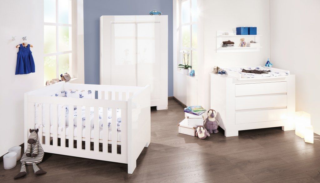 Commode à langer Sky large blanc Pinolino Ambiance