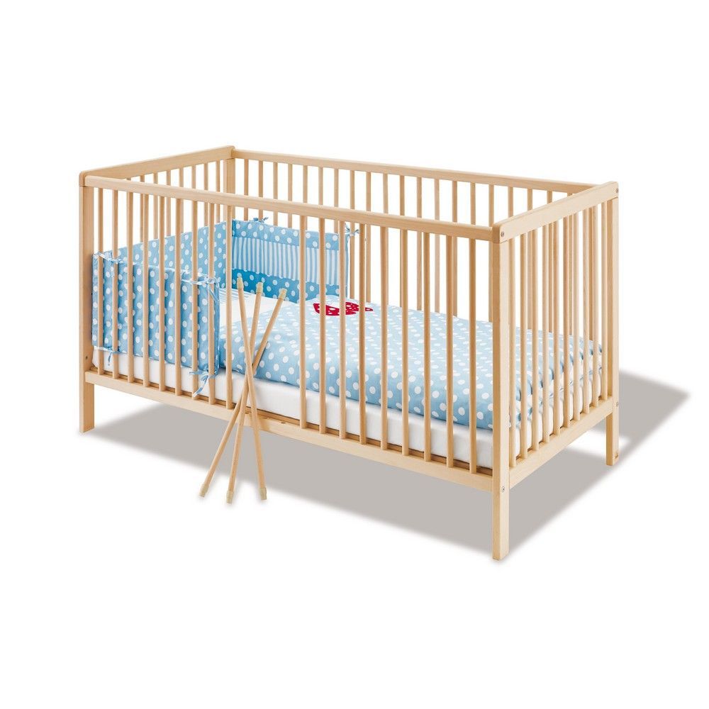 Lit bébé Hanna naturel 70 x 140 Pinolino BamBinou.com