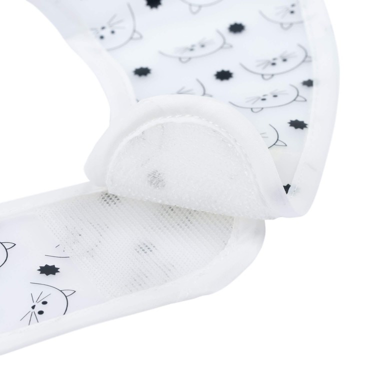 Bavoir plastifié avec poche Little Chums scratch Lassig-Bambinou