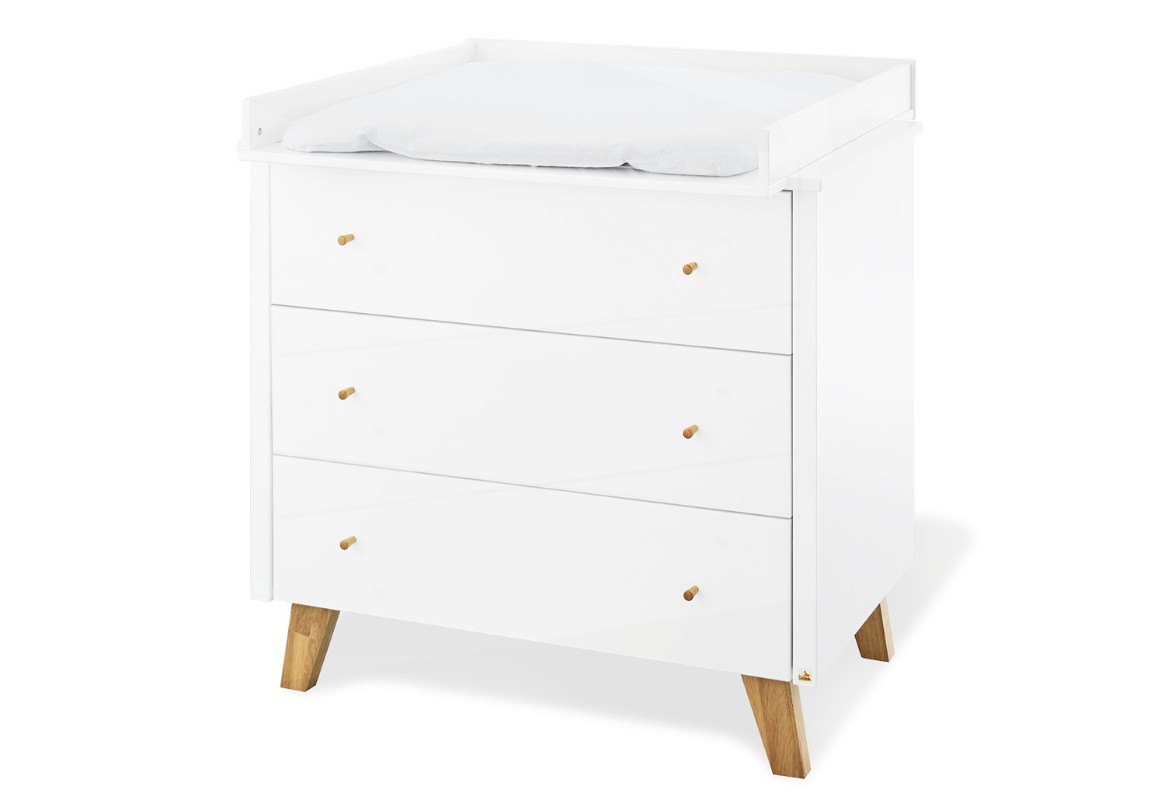 Chambre bébé Boks Lit, commode, armoire Pinolino – BamBinou