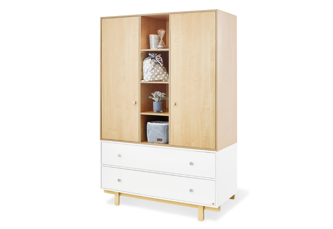 Chambre bébé Boks Lit, commode, armoire Pinolino – BamBinou