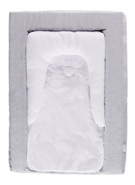 Matelas à langer Douillet 2en1 Gris Candide Bambinou
