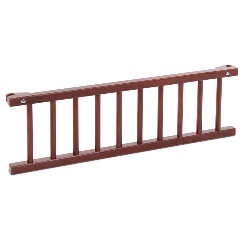 Barrière sécurité 4e côté berceaux Cododo Babybay Maxi Boxspring Marron foncé verni