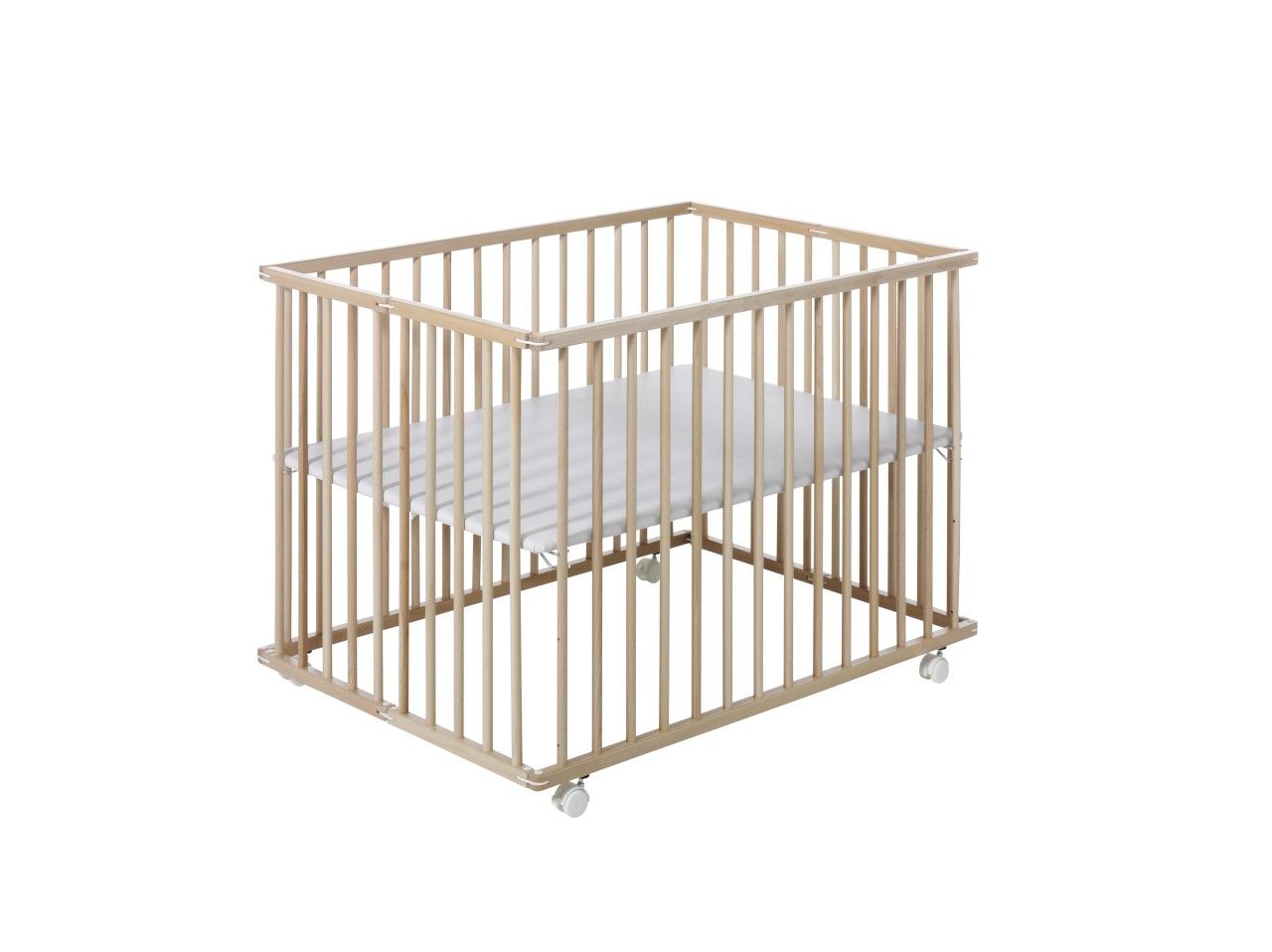 Parc A Jouer Pliable Naturel 75 X 103 Cm Geuther Bambinou