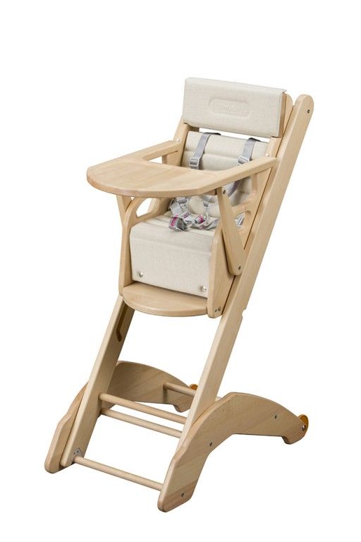 Chaise Haute Manon Multipositions 21 Evo Naturel Combelle Bambinou