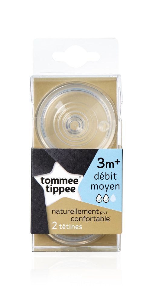 Lot de 2 tetines Closer to Nature Tommee Tippee BamBinou