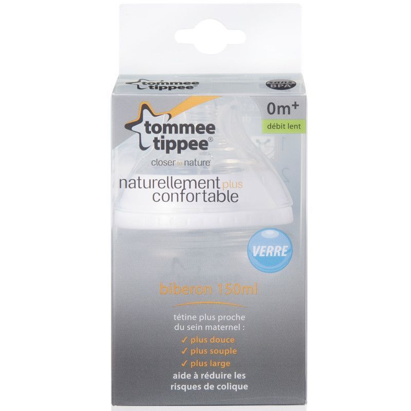 Biberon verre Closer to Nature 150 ml Tommee Tippee - BamBinou