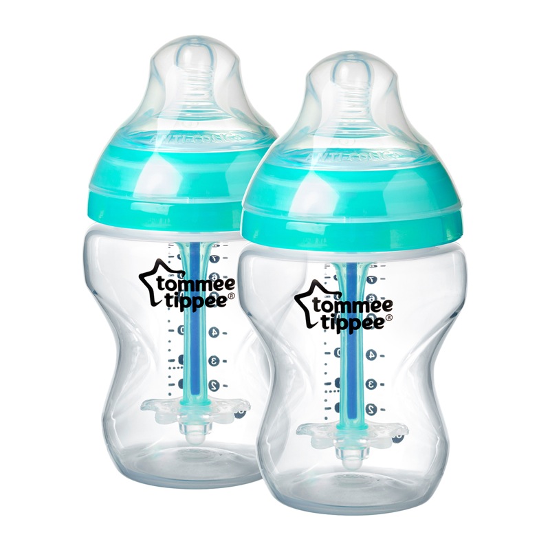 Tommee Tippee - Lot de 6 tétines de Biberon Anti-Colique Avancé - Débit  Moyen - 3 Mois+ gris - Tommee Tippee