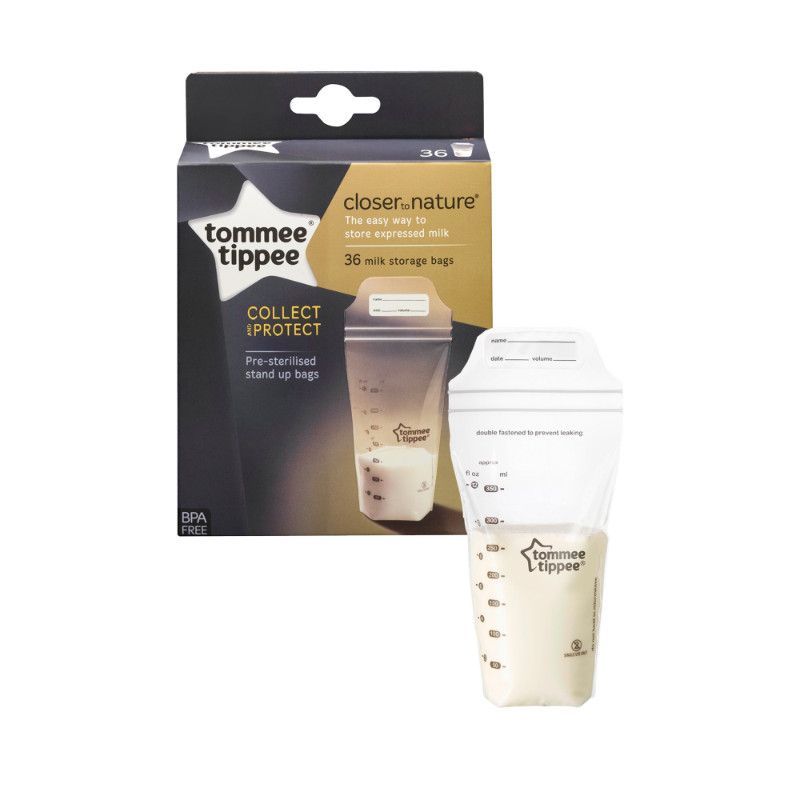 Lot de 36 sachets de conservation de lait maternel TOMMEE TIPPEE BamBinou