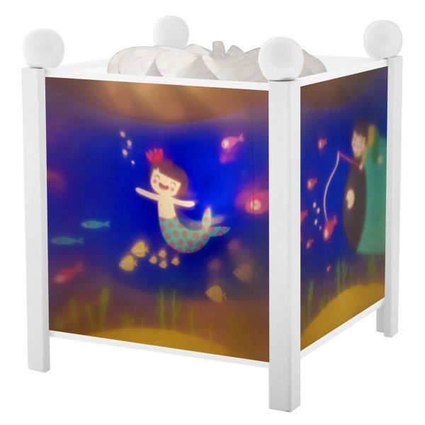 Lanterne Magique Ninon Blanc Veilleuse Bebe Trousselier Bambinou