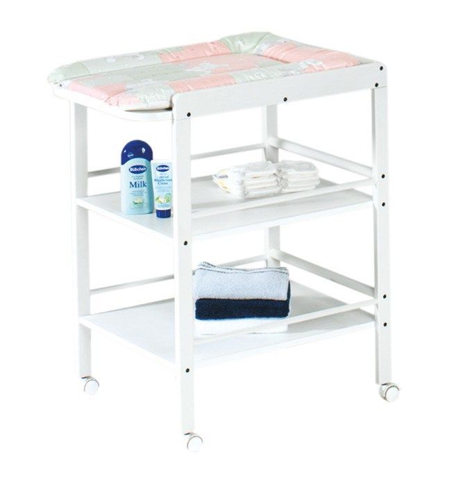 Table à langer Clarissa blanche