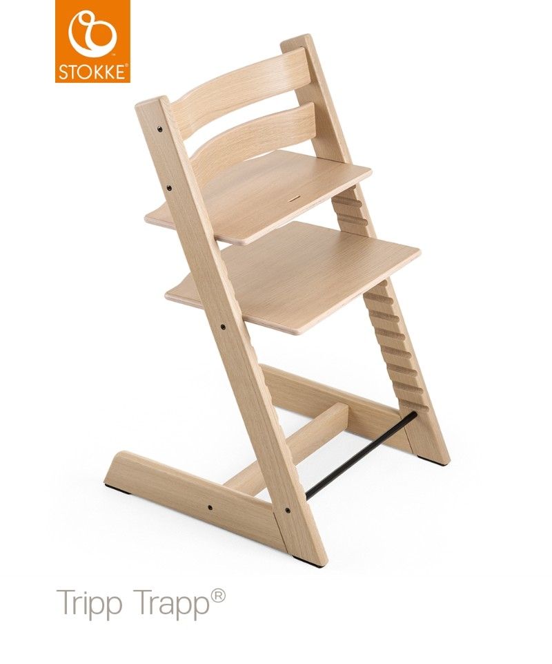 Chaise haute bébé Tripp Trapp Chêne Stokke - Bambinou