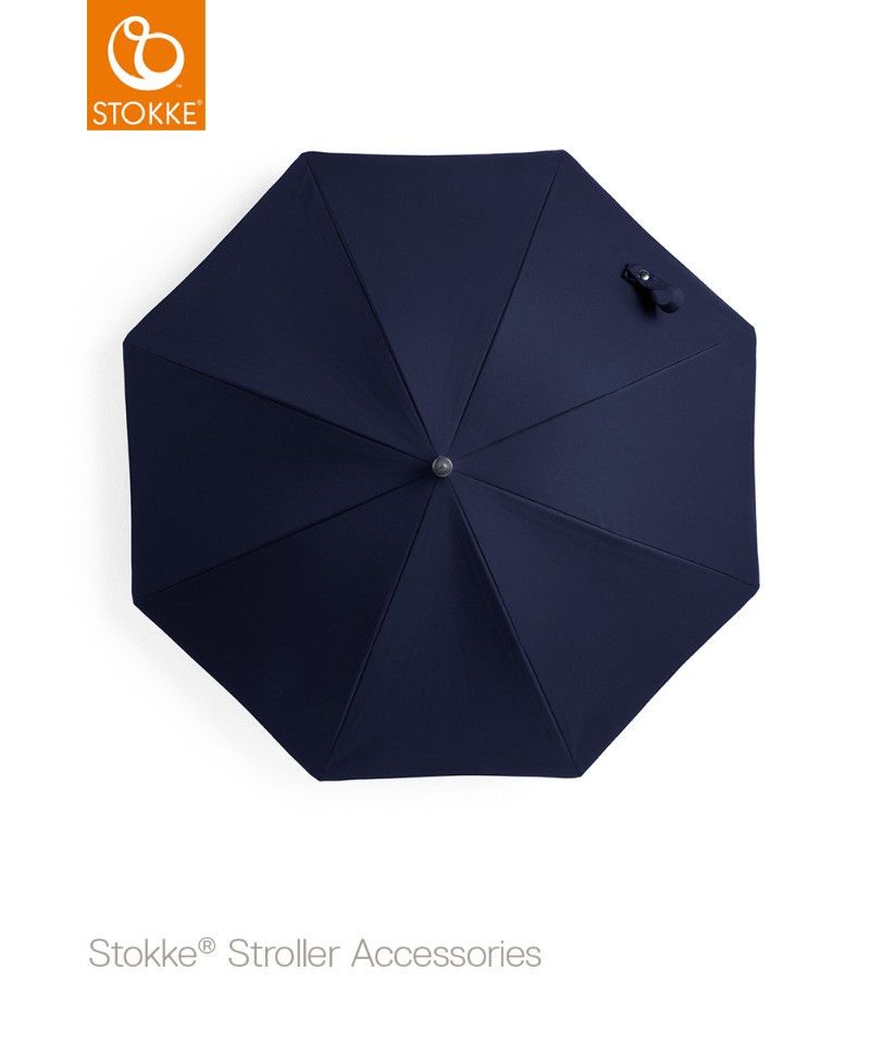Ombrelle poussettes Stokke base noire