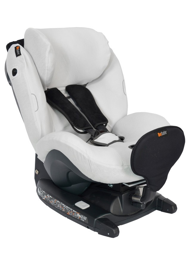 Housse Bambou Blanc Glacier siège auto iZi Kid/Combi/Plus/Comfort Besafe