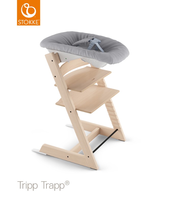 Chaise haute Tripp Trapp Hêtre + Newborn set + Baby Set V2 STOKKE newborn2