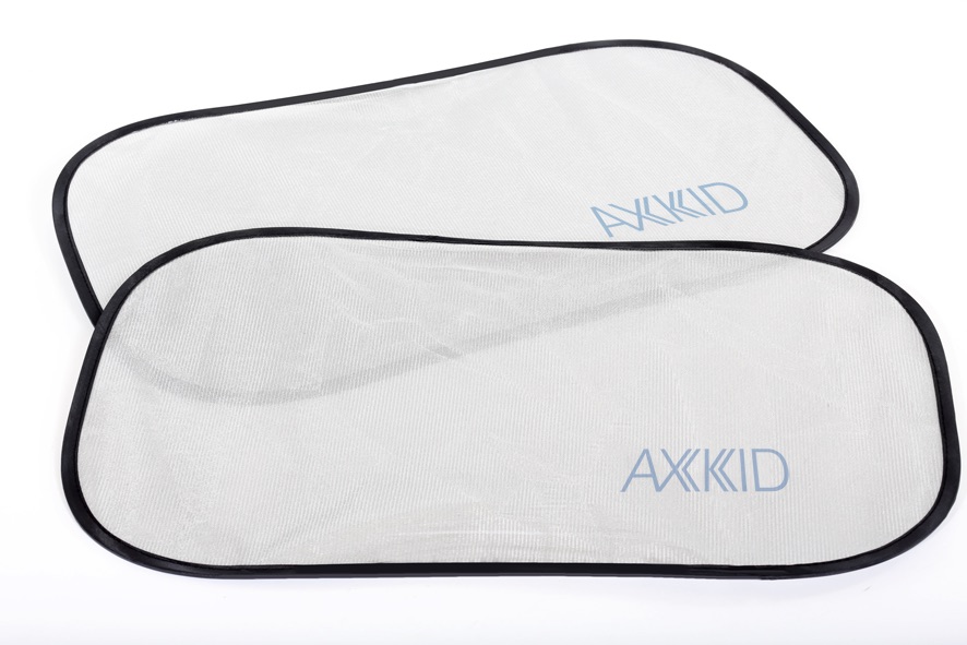 Lot de 2 pares-soleil ventouses pour fenêtres Axkid