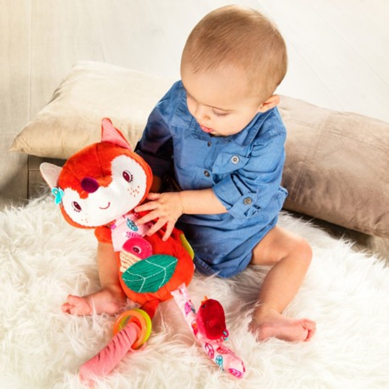 Peluche d’activite Alice la renarde Enfant Lilliputiens Bambinou
