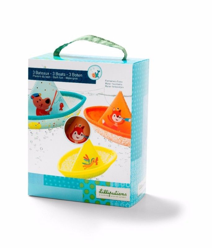 Jouets de bain 3 petits bateaux - Lilliputiens - Bambinou