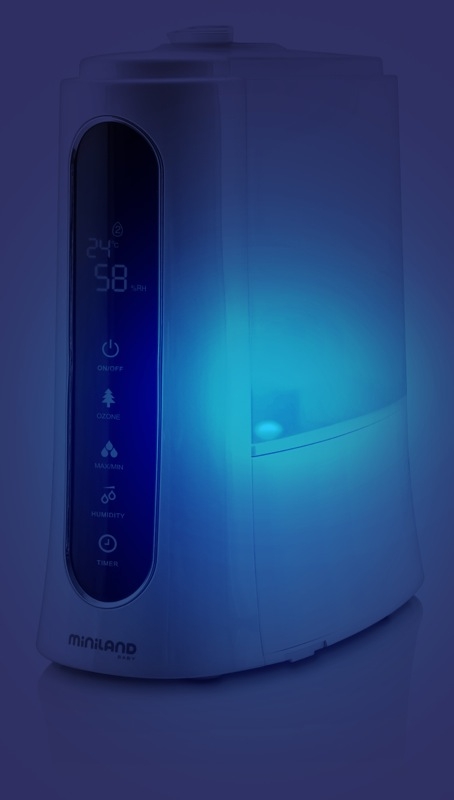 Humidificateur diffuseur d'essences Humitouch pure veilleuse Miniland Bambinou