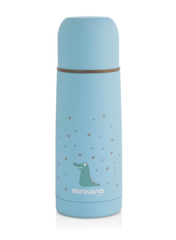 Thermos 350 ml Silky bleu Miniland Bambinou