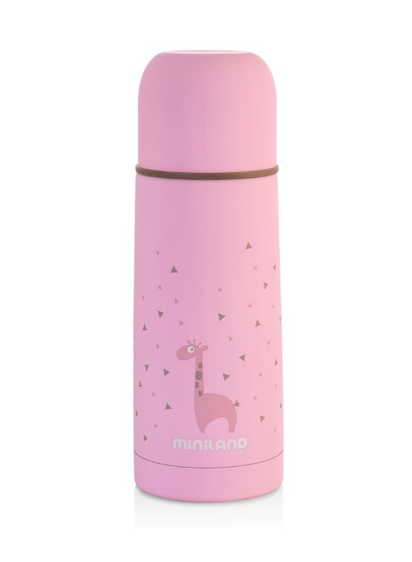 Thermos 350 ml Silky rose liquide Miniland Bambinou