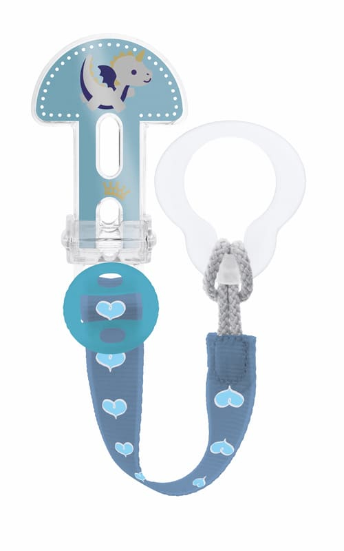 Attache-sucette collection Décor MAM bleu