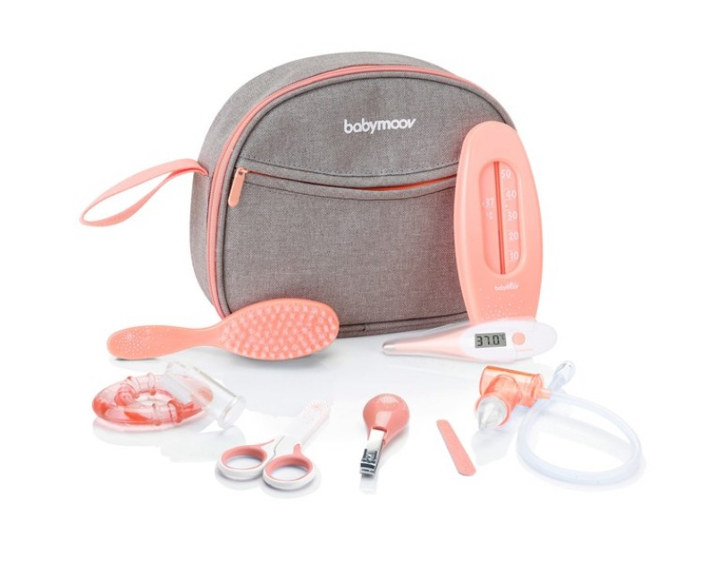 Trousse de soin bébé Peach / Smokey accessoires Babymoov-Bambinou