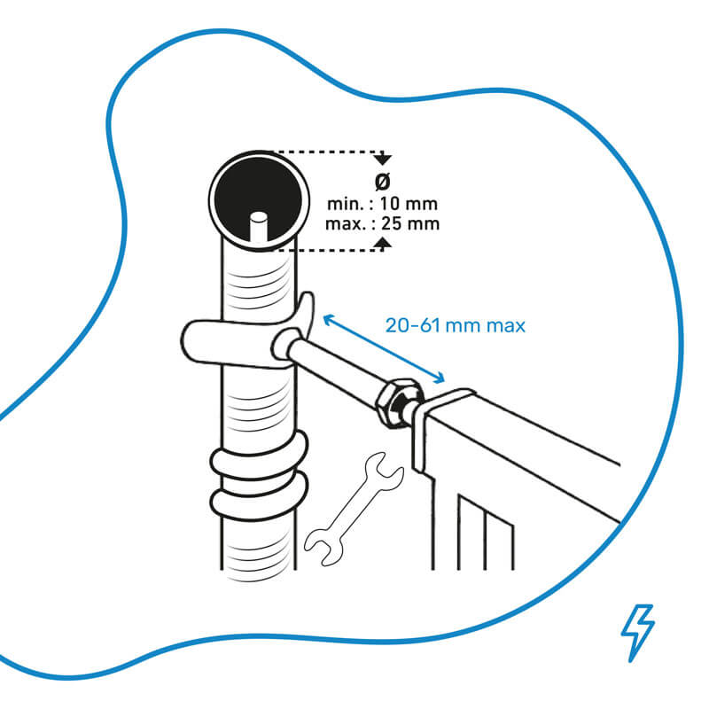 Adaptateurs barrières Safe & Lock pour escalier Badabulle plan