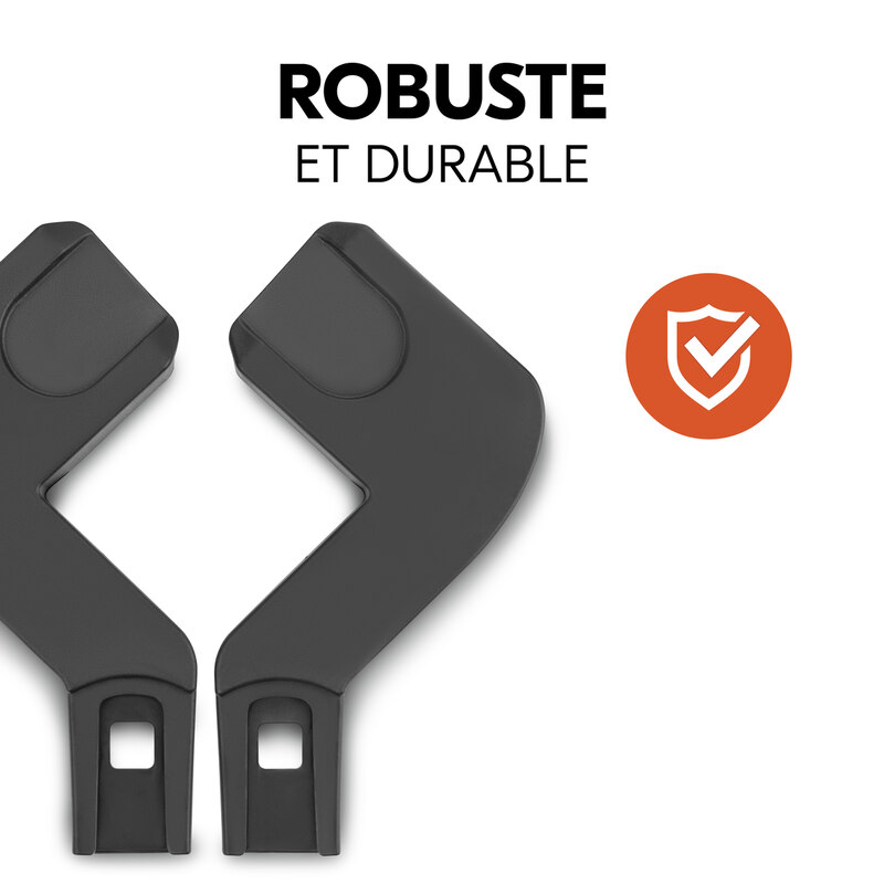 Adaptateurs universels sièges-auto pour poussette Shop N Care Hauck robuste
