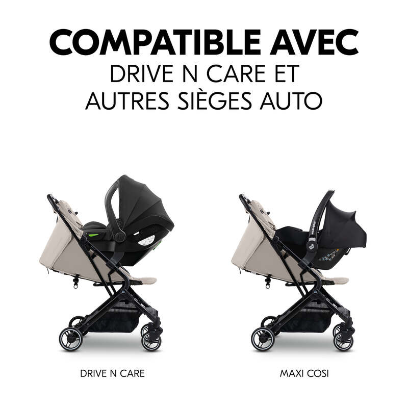 Adaptateurs universels sièges-auto pour poussette Travel N Care / Plus Hauck compatible