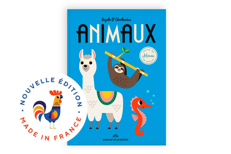 Livre Animaux autour du monde Marcel et Joachim couverture Bambinou