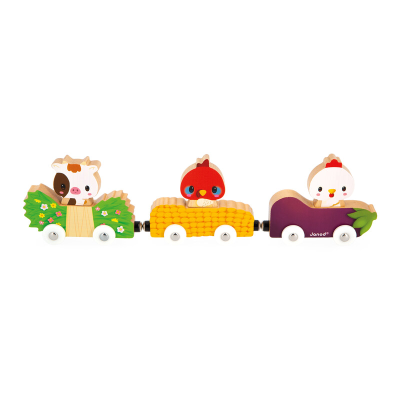 Animaux De La Ferme Magnetiques Janod produit face