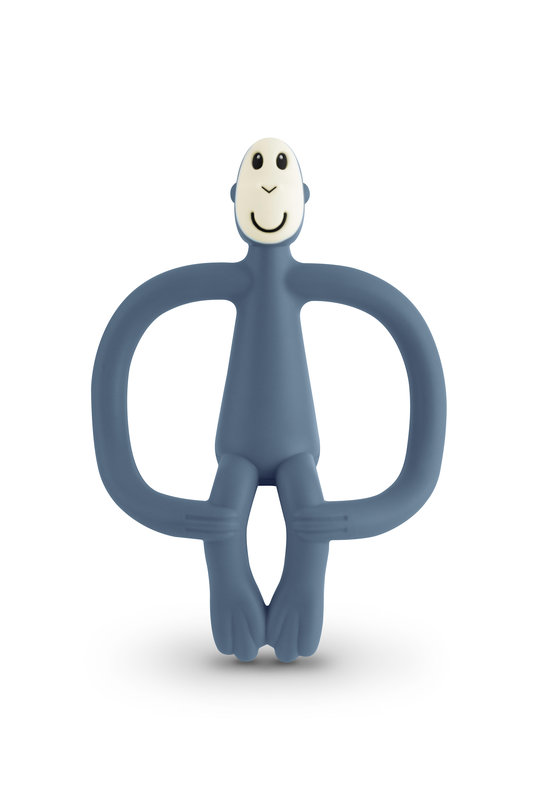 Anneau de dentition Original Matchstick Monkey Air Force Blue Matchstick Monkey face