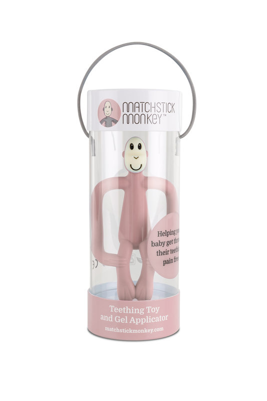 Anneau de dentition Original Matchstick Monkey Dusty Pink Matchstick Monkey packaging