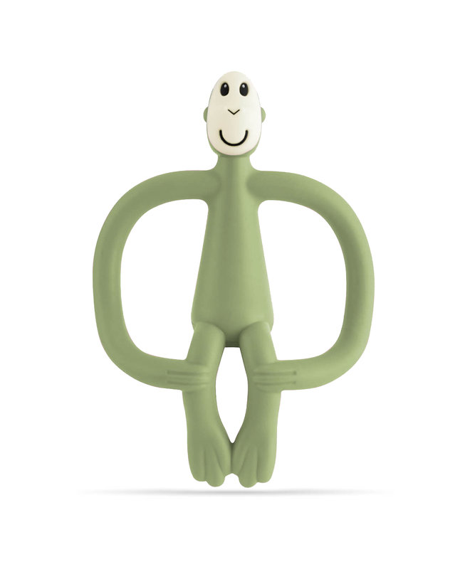 Anneau de dentition Original Matchstick Monkey Olive Matchstick Monkey face