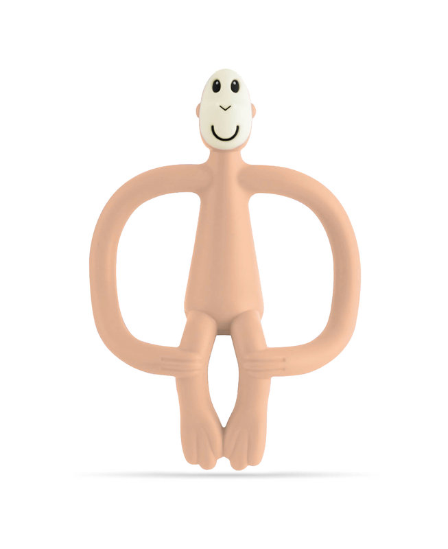 Anneau de dentition Original Matchstick Monkey Peach Salmon Matchstick Monkey face
