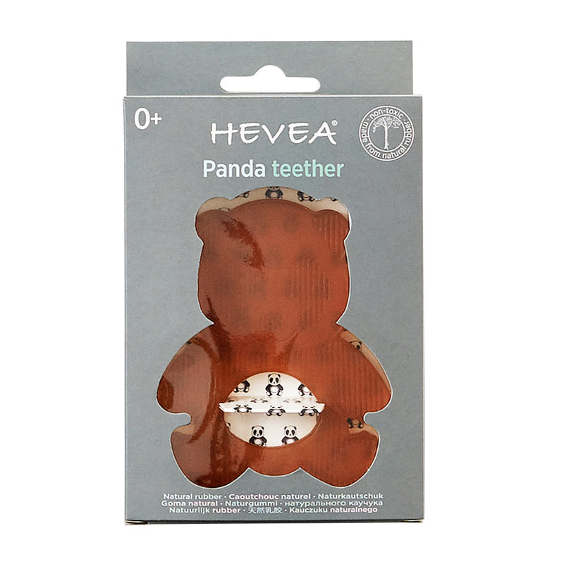 Anneau de dentition Panda Natural Hevea packaging