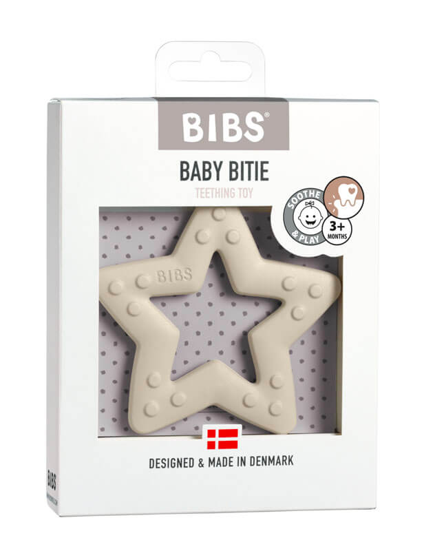 Anneau de dentition Bibs Baby Bitie Star Bibs packaging