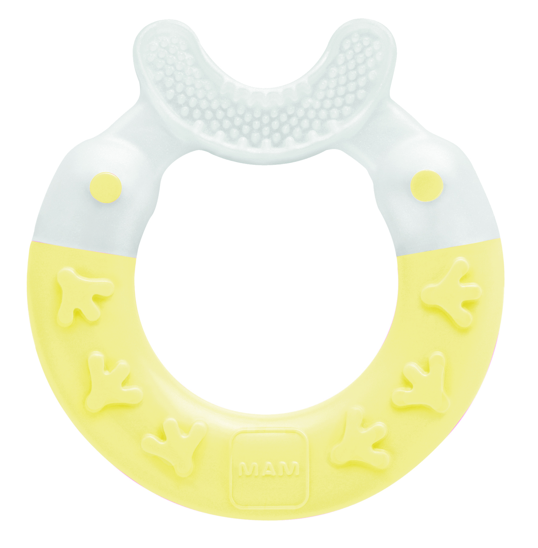 Anneau de dentition nettoyant Aléatoire MAM
jaune