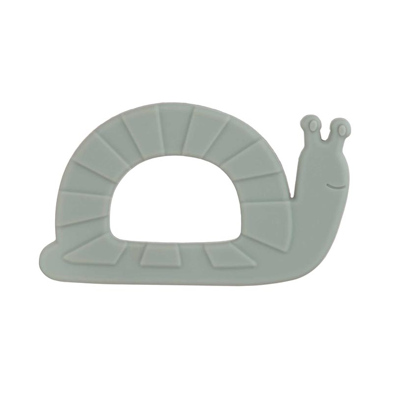 Anneau de dentition dinosaure en caoutchouc naturel ocre